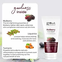 Globus Naturals Mulberry Fairness Face Wash For Even Skin Tone, Deep Cleansing Moisturizing  Nourishing, Natural  Ayurvedic Formula, Chemical Free, Cruelty Free, Suitable For All Skin Types, 75 gm-thumb2