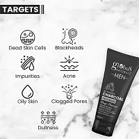 Globus Naturals Charcoal Men Face Wash 100 ml-thumb4