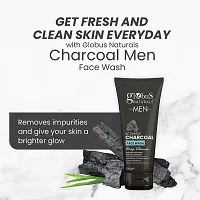 Globus Naturals Charcoal Men Face Wash 100 ml-thumb1