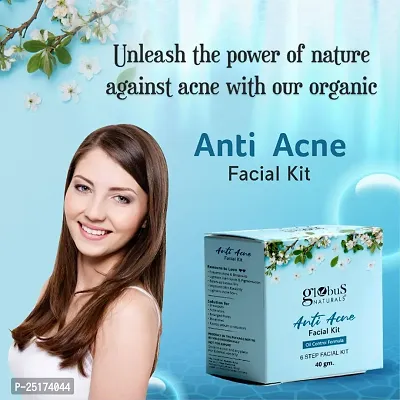 Globus Naturals Anti Acne 6 Step Facial Kit, For Oil C-thumb2