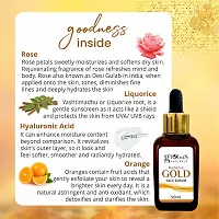 Globus Naturals Gold Radiance Anti Ageing  Brightening Face Serum, Suitable For All Skin Types, 50 ml-thumb3