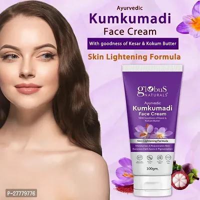 Globus Naturals Ayurvedic  Kumkumadi Skin Lightening Face Cream, 100gm-thumb2