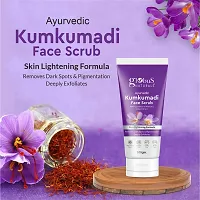 Globus Naturals Ayurvedic Kumkumadi Skin Lightening Face Scrub, 100gm-thumb1