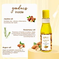 Globus Naturals Almond Body Massage Oil 100 Ml, Nourishing, Relaxing  Aromatic Oil, With Natural  Organic-Mustard Oil, Sunflower Oil, Wheat Germ Oil And Cow Ghee, Toxin Free, Vegan-thumb2