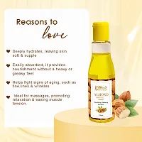 Globus Naturals Almond Body Massage Oil 100 Ml, Nourishing, Relaxing  Aromatic Oil, With Natural  Organic-Mustard Oil, Sunflower Oil, Wheat Germ Oil And Cow Ghee, Toxin Free, Vegan-thumb4