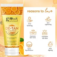 Globus Naturals De Tan Face Pack, Suitable For All Skin Types, 100gm-thumb2