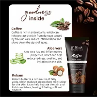 Globus Naturals Coffee Face Scrub Enriched with Aloe Vera and kokum For All Skin Types, 100 gms-thumb2