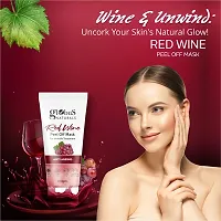 Globus Naturals Red Wine Peel of Mask for Wrinkle Treatment For Anti ageing  100gm-thumb1