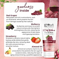 Globus Naturals Red Wine Peel of Mask for Wrinkle Treatment For Anti ageing  100gm-thumb4