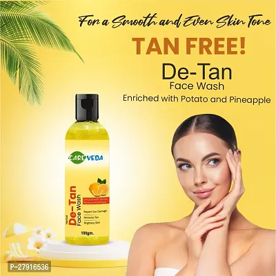 CareVeda Tan Free - De-Tan Face Wash, 100 gm-thumb2