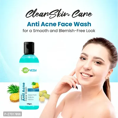 CareVeda Clear Skin Care -Anti Acne Face Wash, 100 gm-thumb2