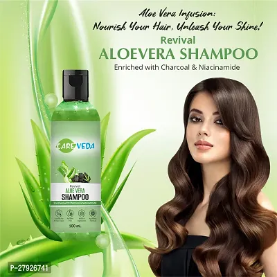 CareVeda  Revival Aloe Vera Shampoo 100 ml-thumb2