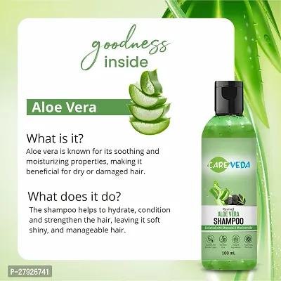 CareVeda  Revival Aloe Vera Shampoo 100 ml-thumb3