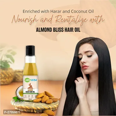 CareVeda  Almond Bliss Hair Oil 100ml-thumb2