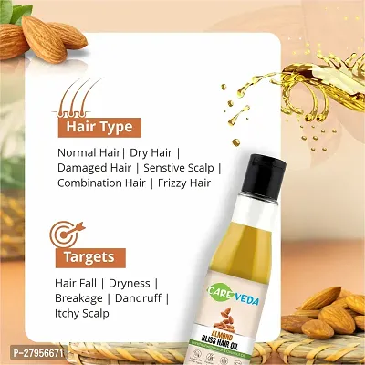 CareVeda  Almond Bliss Hair Oil 100ml-thumb4