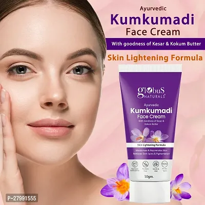 Globus Naturals Ayurvedic Kumkumadi Skin Lightening Face Cream, 50g-thumb2