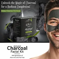 Globus Naturals Charcoal Face Wash, Charcoal Men Facial Kit  Beard Oil Set of 3, For Men, 165 gm-thumb4