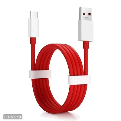 Nirsha Type-C USB Cable for OnePlus 8T /, OnePlus Nord/OnePlus Z/USB Cable Original Like Charger Cable | Data Sync Cable | Rapid Quick Dash Fast Charging Cable | Type C to USB-A Cable