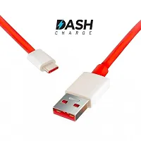 Nirsha Fast Dash Charging Charger Data Cable Compatible with Type C OnePlus 7t/7t PRO/7/7 PRO/6/6t/5t/5/3t/3/8/8 PRO/nord, USB 3.1 Type C (only Cable)-thumb1