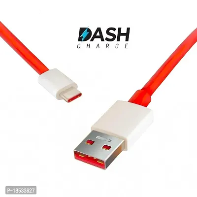 Nirsha Fast Dash Charging Charger Data Cable Compatible with Type C OnePlus 7t/7t PRO/7/7 PRO/6/6t/5t/5/3t/3/8/8 PRO/nord, USB 3.1 Type C (only Cable)-thumb2