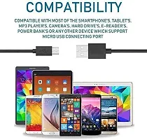 Fast Charging  Data Cable for Samsung Galaxy A10/ Galaxy Tab A 8.0 (2018)/ Galaxy A7 (2018)/ Galaxy J6+/ Galaxy J4 Core Micro USB Data Cable/Quick Fast Charging Cable/Transfer Android V8 Cable-2.4 A-thumb3