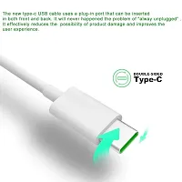 Nirsha 65W Super Vooc Charge, Data Sync Fast Charging Type-C Cable Compatible for Realme XT, Realme XT 730G, Realme X2, Realme C12, Realme 6 Pro, Realme Narzo 20A, Realme 7, Realme 7 Pro (White)-thumb1
