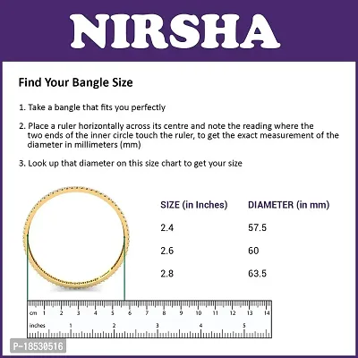 Nirsha Metal Bangles set with Latkan for Women/Stylish Bangles Set of 4 Bangles-thumb5
