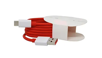 Nirsha Dash Charging Cable, Type C Cable 3FT 5V 4A Fast Charge Data Cable for OnePlus 7, OnePlus 6T/ 6, OnePlus 5T/ 5, OnePlus 3T/ 3 (Classic Dash 3FT, Red)-thumb2