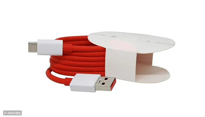 Nirsha Dash Charging Cable, Type C Cable 3FT 5V 4A Fast Charge Data Cable for OnePlus 7, OnePlus 6T/ 6, OnePlus 5T/ 5, OnePlus 3T/ 3 (Classic Dash 3FT, Red)-thumb3