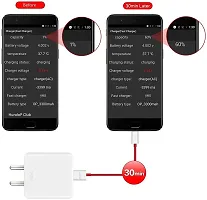 Nirsha Dash Charging Cable, Type C Cable 3FT 5V 4A Fast Charge Data Cable for OnePlus 7, OnePlus 6T/ 6, OnePlus 5T/ 5, OnePlus 3T/ 3 (Classic Dash 3FT, Red)-thumb3