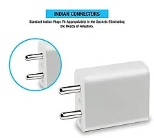Nirsha Fast Charger Compatible with LG W31+, LG W31, LG K22, LG Q31, LG K31, Mobile/Wall/Travel/Adapter/Charger with Micro USB Fast Data Sync Charging Cable (2.4 Amp, White)-thumb4