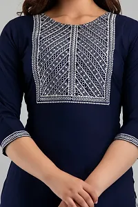 Stylish Fancy Designer Viscose Rayon Kurta For Women-thumb3