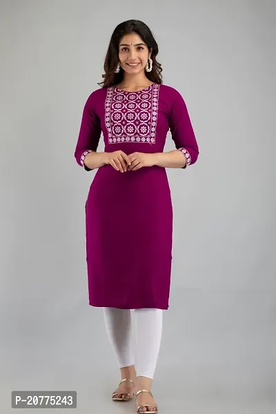 Stylish Fancy Designer Viscose Rayon Kurta For Women-thumb0