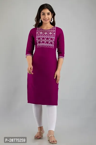 Stylish Fancy Designer Viscose Rayon Kurta For Women-thumb0