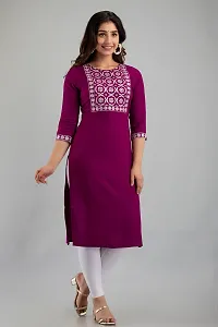 Stylish Fancy Designer Viscose Rayon Kurta For Women-thumb2