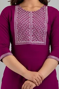 Stylish Fancy Designer Viscose Rayon Kurta For Women-thumb3