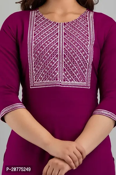 Stylish Fancy Designer Viscose Rayon Kurta For Women-thumb4