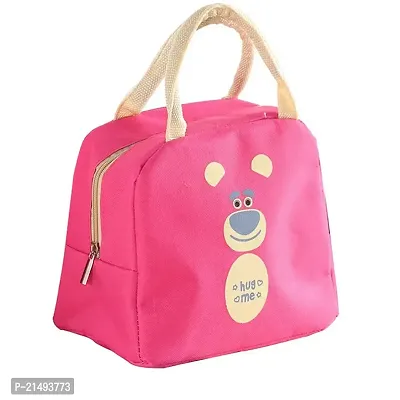 EEEZEEE Food Storage Bags for School Going Kids, Food Container Bags, Pack of 1 (Random Color) (Pink)