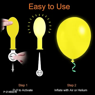 EEEZEEE Led Light Up Balloon Party (5 Pcs) for Decoration for Home, Patio, Lawn, Restaurants -Random Color-thumb3