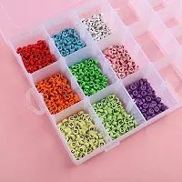 EEEZEEE 18 Grids Multipurpose Plastic Storage Organiser Box with Dividers for Jewellery,Buttons Pill Storage Box, Medication Organiser Planner Transparent Color-thumb2