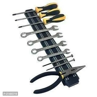 EEEZEEE 1 Pc Magnetic Knife Holder Wall Mount Stand Tool Shelf Storage Holder Chef Rack Strip Utensil Kitchen Tool Black-thumb5