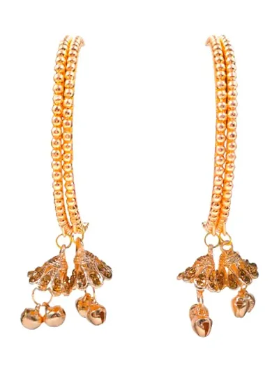 Alliance Fancy Ball Chain Bell jhumka Bangles Set for women and girls (2.8)