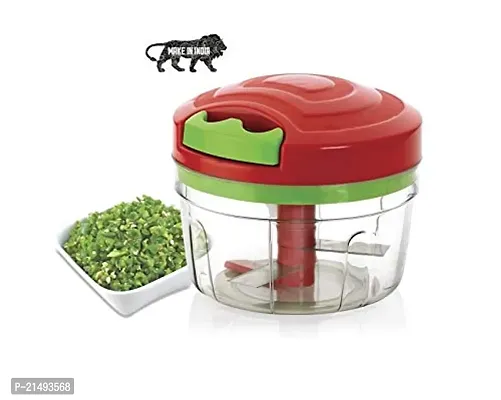 EEEZEEE Pull  Chop Mini Vegetable Chopperof Fruits and Vegetables effortlessly Chopping for Your Kitchen Small Random Color-thumb0