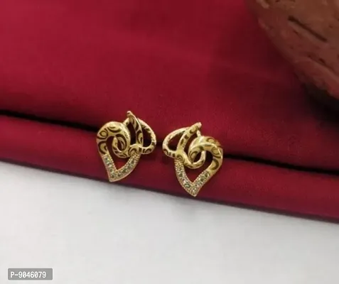 Fancy Alloy Heart Style Earrings For Women-thumb0