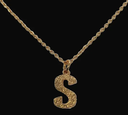 Stylish Alloy Golden Chain With Pendant For Men