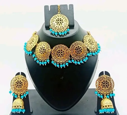 Wedding Special Alloy Coin Style Jewellery Set