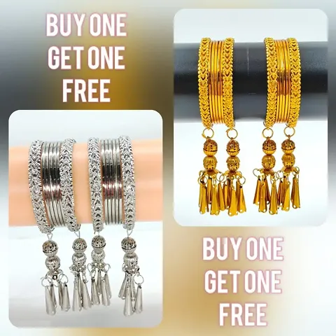 Alliance Fancy Buy Bangles And Get Free Bangles Set (2 Combo)