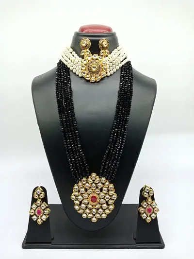 Beautiful Alloy Crystal Jewellery Set