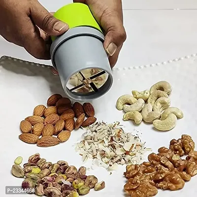 Live Easy Dry Fruit Cutter, Slicer, Grinder, Chocolate Cutter and Butter Slicer with 3 in 1 Blade ndash; Almonds, Cashews- Color May Vary (Pack of 1)-thumb0