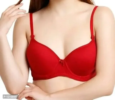 Perfect red lightly padded bra-thumb0